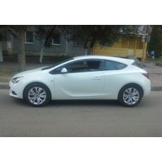 Вітровики на Opel Astra J 2009-2016 передні 3-ех дверный Кобра Тюнинг накладні