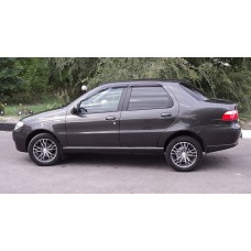 Вітровики на Fiat Albea від 2006 Кобра Тюнинг накладні