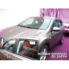 Вітровики на Nissan Qashqai 2006-2013 Heko вставні під ущільнювач