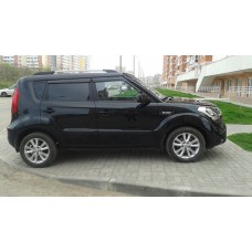 Вітровики на Kia Soul 2009-2014 Кобра Тюнинг накладні