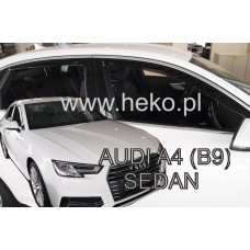 Вітровики на Audi A4 B9 від 2015 Sedan Heko вставні під ущільнювач