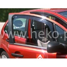Вітровики на Citroen C3 2002-2009 передні Хеко вставні під ущільнювач