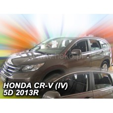 Вітровики на Honda CR-V 2012-2017 Heko вставні під ущільнювач