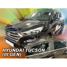 Вітровики на Hyundai Tucson від 2015 Heko вставні під ущільнювач