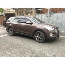 Вітровики на Hyundai Santa Fe Grand 2012-2018 Кобра Тюнинг накладні