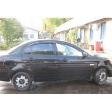 Вітровики на Hyundai Accent 2006-2010 Кобра Тюнинг накладні