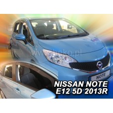 Вітровики на Nissan Note від 2013 Heko вставні під ущільнювач