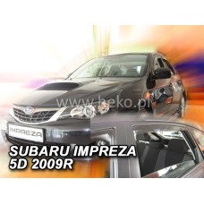 Вітровики на Subaru Impreza від 2007 Heko вставні під ущільнювач