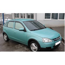 Вітровики на Opel Corsa C 2000-2006 Кобра Тюнинг накладні