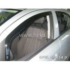 Вітровики на Opel Corsa D від 2006 Heko вставні під ущільнювач