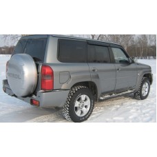 Вітровики на Nissan Patrol Y61 1997-2013 Кобра Тюнинг накладні
