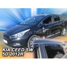 Вітровики на Kia Cee`d 2012-2018 Combi Heko вставні під ущільнювач