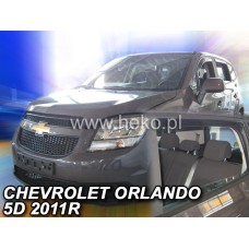 Вітровики на Chevrolet Orlando від 2011 Heko вставні під ущільнювач