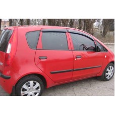 Вітровики на Mitsubishi Colt від 2004 Кобра Тюнинг накладні
