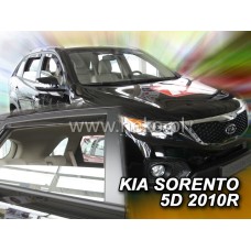 Вітровики на Kia Sorento 2009-2015 передні Heko вставні під ущільнювач