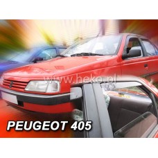 Вітровики на Peugeot 405 1986-1995 Sedan Heko вставні під ущільнювач