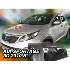 Вітровики на Kia Sportage 2010-2015 Heko вставні під ущільнювач