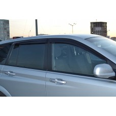 Вітровики на Ssang Yong Kyron від 2005 Кобра Тюнинг накладні