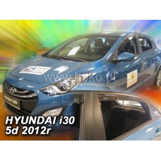 Вітровики на Hyundai i30 2012-2018 HB Heko вставні під ущільнювач