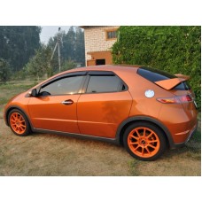 Вітровики на ХHonda Civic 2000-2006 HB Кобра Тюнинг накладні