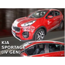 Вітровики на Kia Sportage від 2015 Heko вставні під ущільнювач
