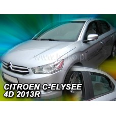 Вітровики на Citroen C-Elysee від 2012 Heko вставні під ущільнювач