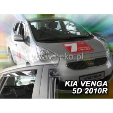 Вітровики на Kia Venga від 2010 Heko вставні під ущільнювач