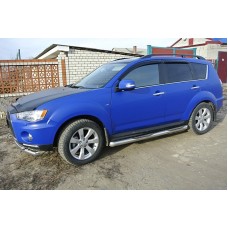 Вітровики на Mitsubishi Outlander XL 2007-2012 Кобра Тюнинг накладні