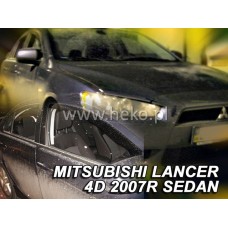 Вітровики на Mitsubishi Lancer від 2007 Heko вставні під ущільнювач