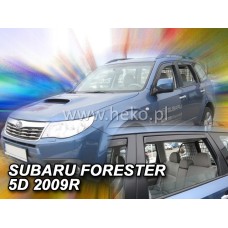 Вітровики на Subaru Forester 2008-2013 Heko вставні під ущільнювач