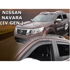 Вітровики на Nissan Navara від 2015 Heko вставні під ущільнювач