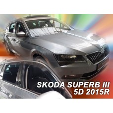 Вітровики на Skoda Superb від 2014 Combi Heko вставні під ущільнювач