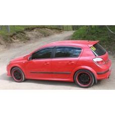 Вітровики на Opel Astra H 2004-2009 HB Кобра Тюнинг накладні