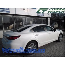 Вітровики на Mazda 6 від 2013 Combi Кобра Тюнинг накладні