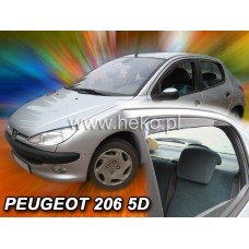 Вітровики на Peugeot 206 1998-2005 Combi Heko вставні під ущільнювач