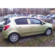 Вітровики на Opel Corsa D від 2006 Кобра Тюнинг накладні
