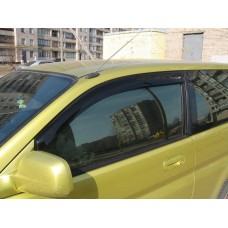 Вітровики на Honda HR-V 1999-2006 передні 3-ех дверная Кобра Тюнинг накладні