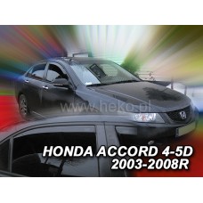 Вітровики на Honda Accord 2002-2008 Sedan Heko вставні під ущільнювач