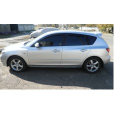 Вітровики на Mazda 3 2003-2009 HB Кобра Тюнинг накладні