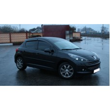 Вітровики на Peugeot 207 від 2006 Кобра Тюнинг накладні