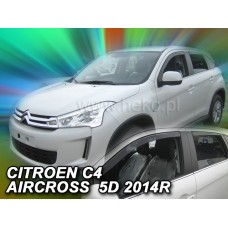 Вітровики на Citroen C4 AirCross від 2014 Heko вставні під ущільнювач