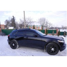 Вітровики на Infiniti FX 2003-2009 Кобра Тюнинг накладні
