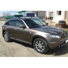 Вітровики на Infiniti FX/QX від 2009 Кобра Тюнинг накладні