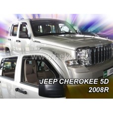 Вітровики на Jeep Grand Cherokee 2005-2010 Heko вставні під ущільнювач