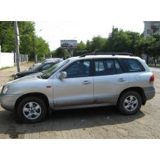 Вітровики на Hyundai Santa Fe 2000-2006 Кобра Тюнинг накладні