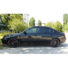 Вітровики на Hyundai Elantra 2000-2007 Sedan Кобра Тюнинг накладні