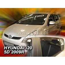 Вітровики на Hyundai i20 2009-2015 передні Heko вставні під ущільнювач