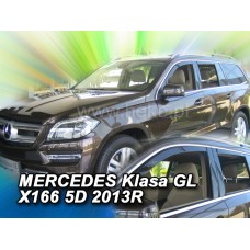 Вітровики на Mercedes GL/GLS 166 від 2012 Heko вставні під ущільнювач