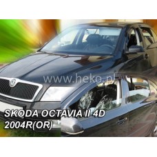 Вітровики на Skoda Octavia A5 2005-2013 Sedan Heko вставні під ущільнювач
