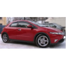 Вітровики на Honda Civic 2012-2017 HB Sim накладні
